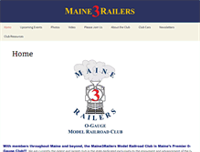 Tablet Screenshot of maine3railers.org